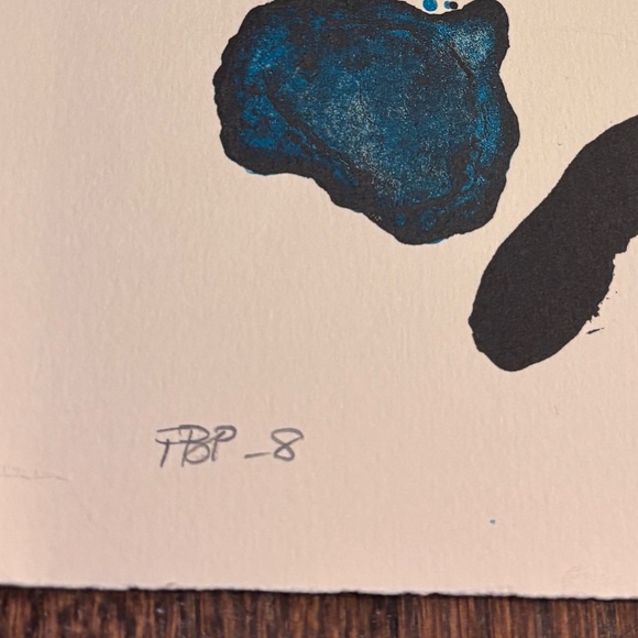 Roland Ginzel Lithograph "Untitled" TRUST 2 of 5 - 1981 - Picture 3 of 12